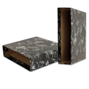 Comprar Caja Archivador A-Z Dequa Folio jaspeado gris oscuro
