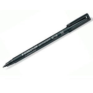 Comprar Rotulador permanente Staedtler Lumocolor trazo 0,9mm negro