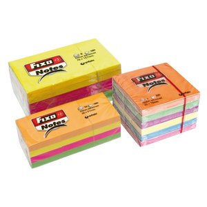 Comprar Pack 12 blocs de notas Fixo notes 38x51mm colores neón