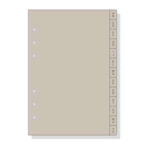 Comprar Indice alfabético Finocam Open r1064 separadores de plástico grande