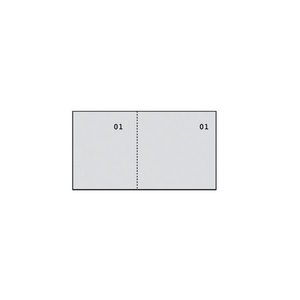 Comprar Talonario de caja seis del 4º 11x5 cm blanco