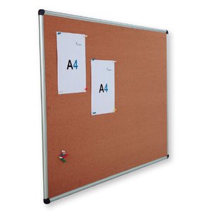 Comprar Tablero superficie de corcho. Marco de aluminio 45x60cm