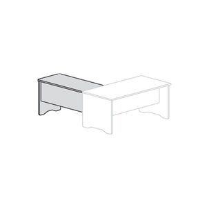 Comprar Ala mesa rectangular serie Work 100x60x72cm. blanco/blanco