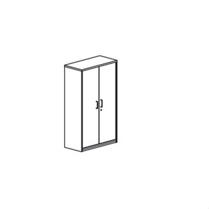 Comprar Armario puertas completas + 3 estantes 90x156x45 cm. blanco/blanco