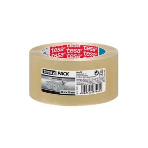 Comprar Pack 6 rollos de precinto tesapack® PP (etiqueta EAN) 66m x 50mm transparente