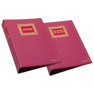 Comprar Libro registro de socios Dohe hojas moviles 100h  recambiables numeradas a4