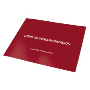 Comprar Libro subcontratación Dohe 10h numeradas y autocopiativas castellano A4 apaisado