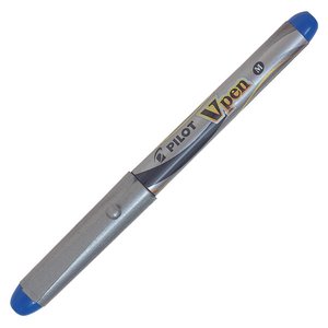 Comprar Pluma desechable Pilot V-pen silver Tinta liquida trazo 0,4mm azul metálico