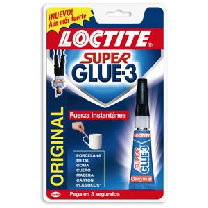 Comprar Tubo pegamento Loctite super glue 3 original 3g