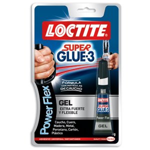 Comprar Tubo pegamento Loctite super glue 3 power flex 3gr