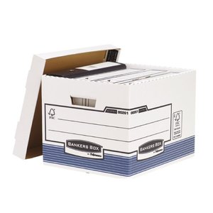 Comprar Pack 10 contenedor archivo R-kive 333x285x390mm blanco