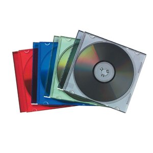 Comprar Pack 25 Estuches Fellowes CD slim 4 colores a 5 x color