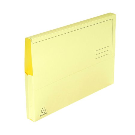 Comprar Pack 10 subcarpetas con bolsa 210g 24x32cm amarillo