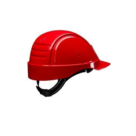 Comprar G2001R Casc de Seguretat sense Ventilació 3M ™ amb Arnès Vermell
