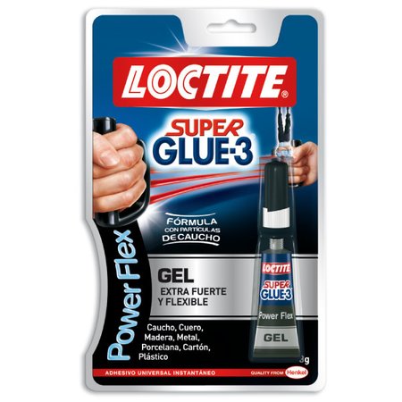 Comprar Tubo pegamento Loctite super glue 3 power flex 3gr