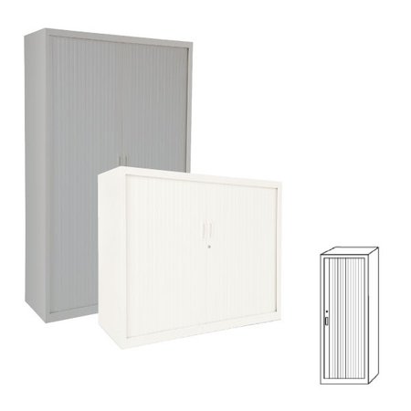 Comprar Armario de persiana puertas madera verticales 60x181x45cm